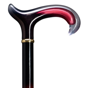 Gehstock Acryl Derby bordeaux