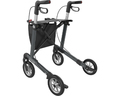 Rollmobil Alu Leichtmetall anthrazit mit Softbereifung, 7,2 kg
