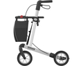 Rollmobil Alu Leichtmetall  weiss mit Softbereifung, 7,2 kg