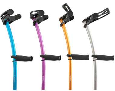 Unterarmgehstütze Flugzeug-Aluminium mit Armschelle (400 Gramm)