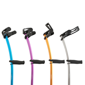 Unterarmgehstütze Flugzeug-Aluminium mit Armschelle (400 Gramm)